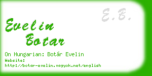 evelin botar business card